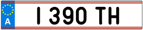 Truck License Plate
